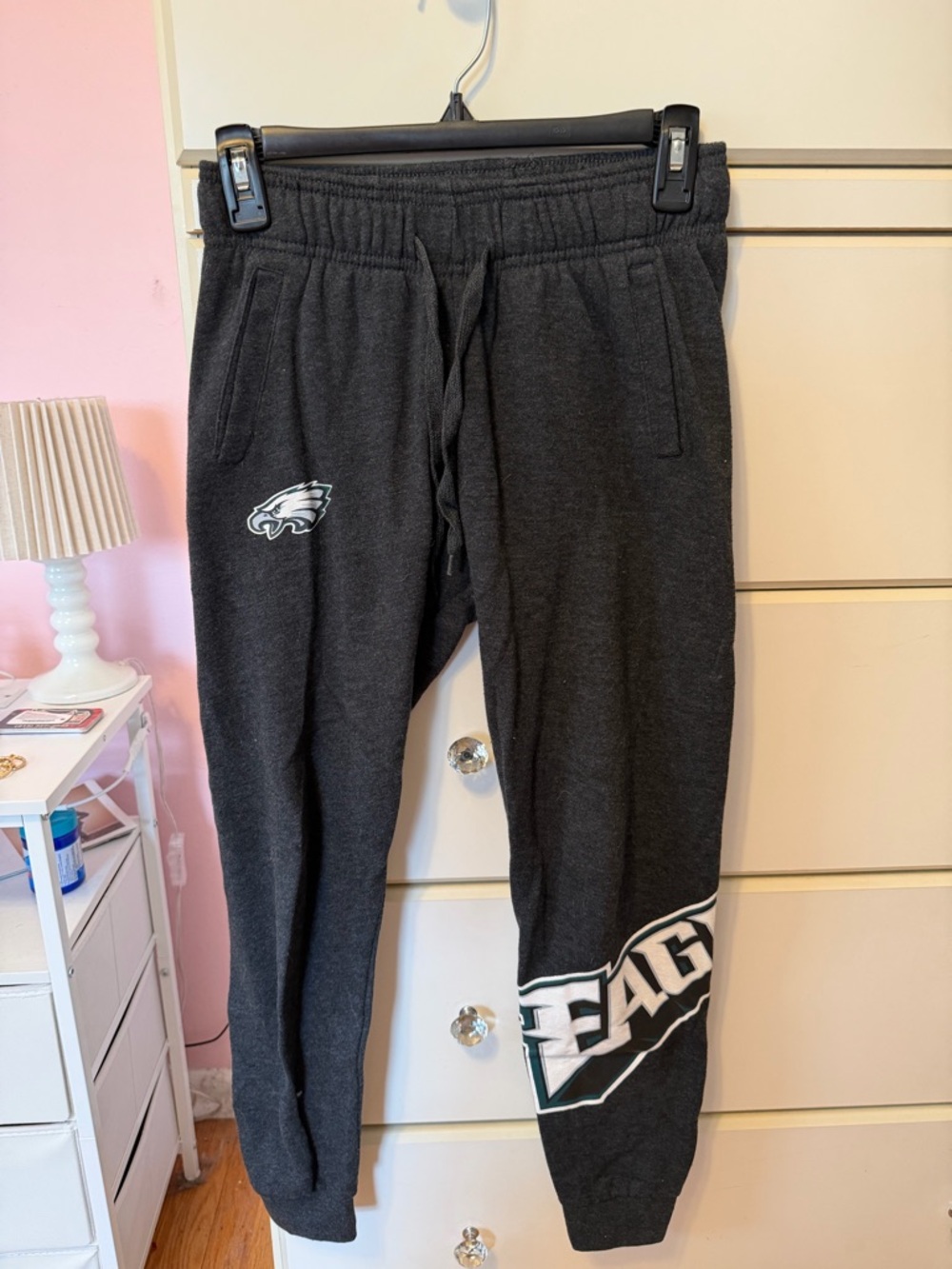 NFL Black and Dark Gray Team Apparel Hoodie
